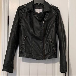 Faux Leather Jacket
